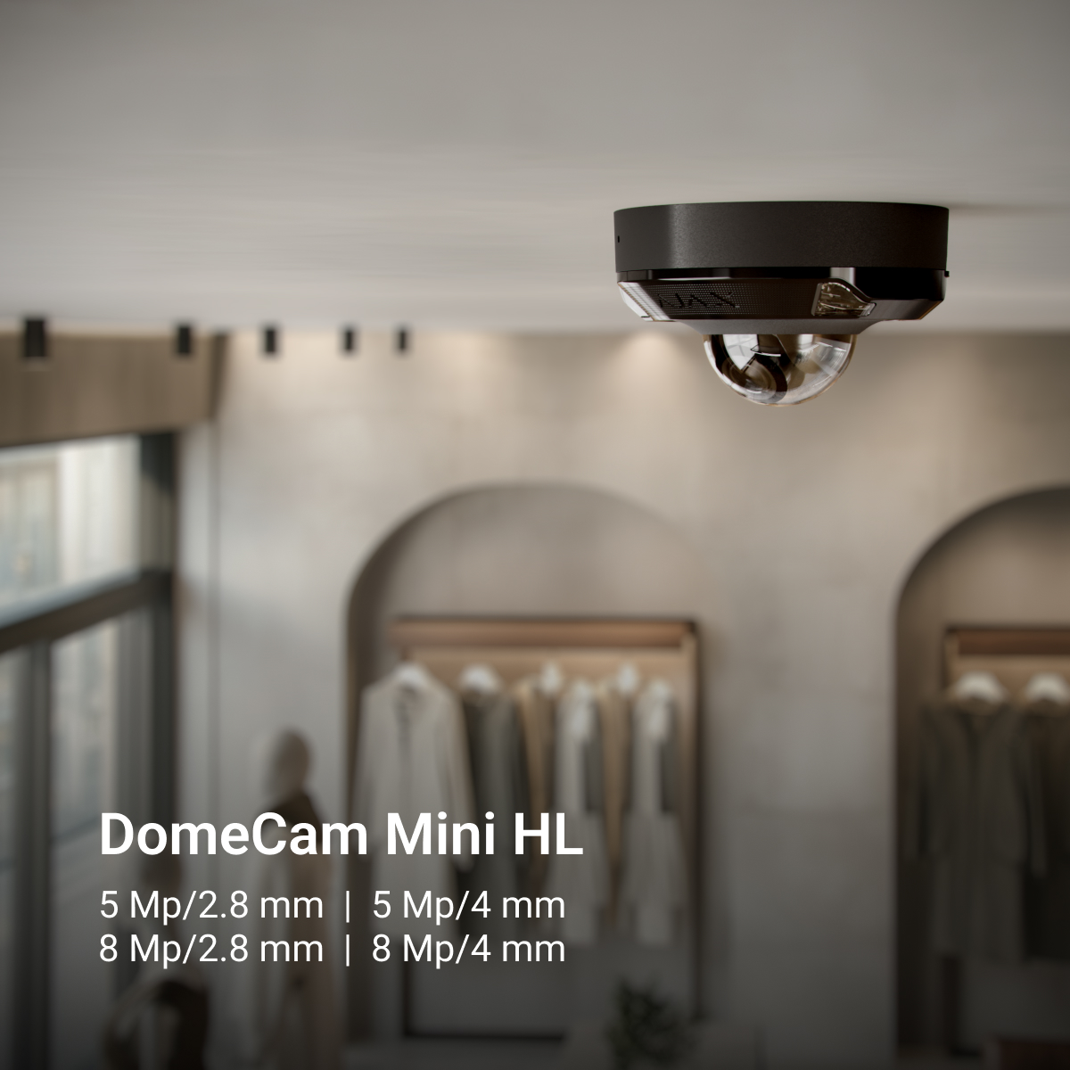 Ajax DomeCam Mini HL (8 Mp/2.8 mm)