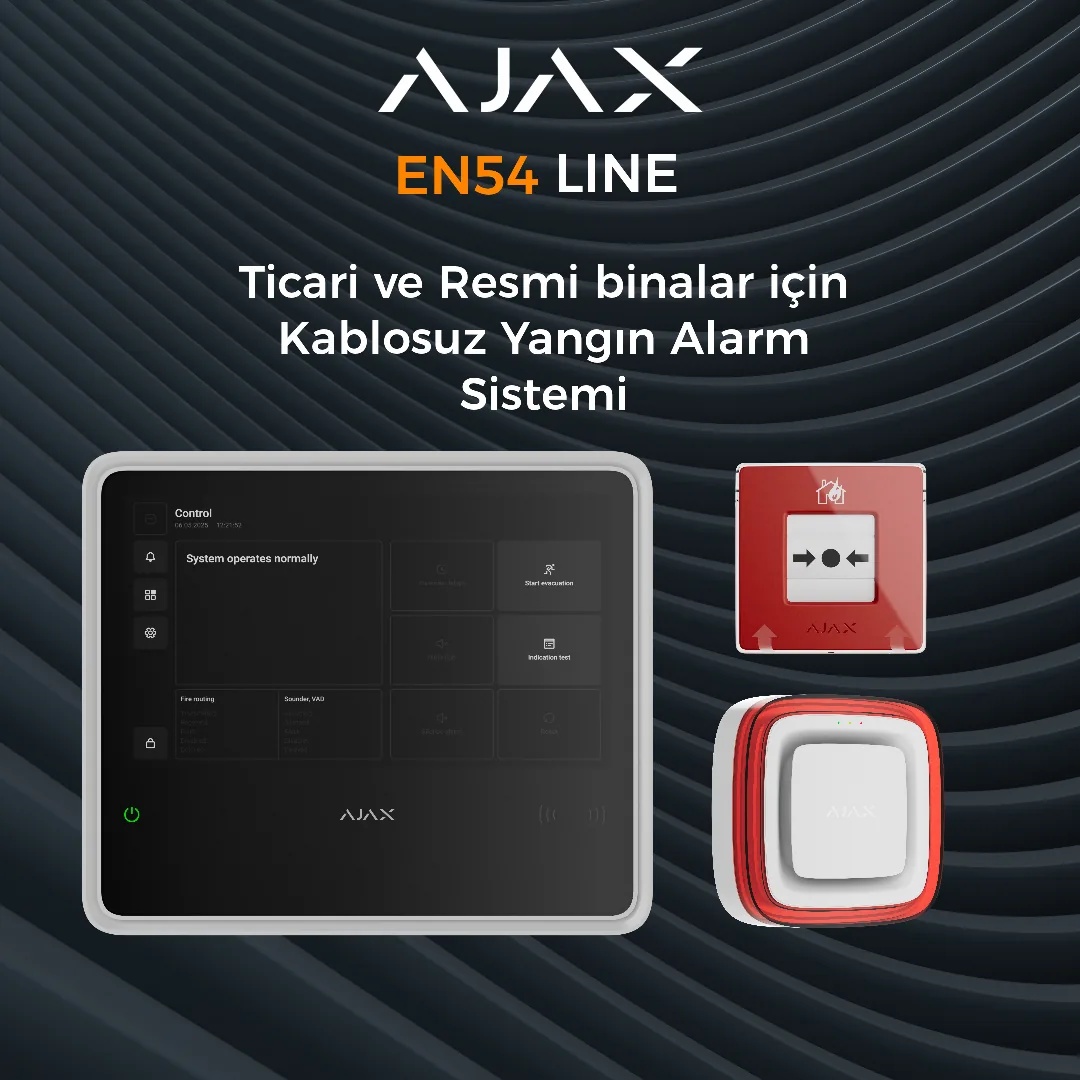 Ajax EN54 Fire Hub Jeweller